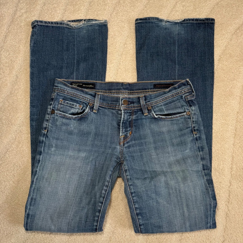 Citizens of Humanity Ingrid 002 Low Waist Flare Jeans Blue Size 29 002-001